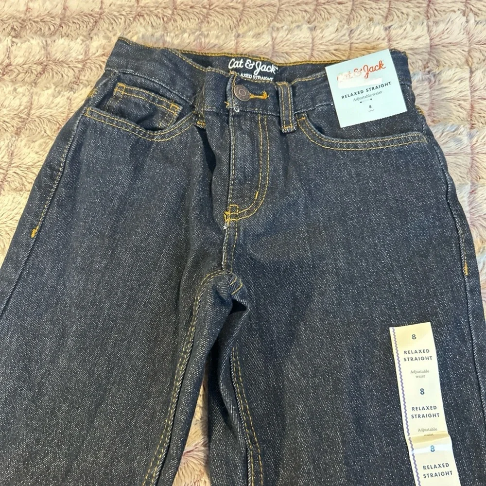 Cat & Jack  Relaxed Straight Jeans size 8